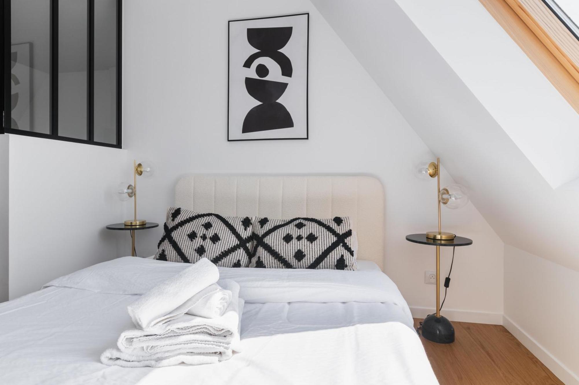 2 Pieces Refait A Neuf Dernier Etage - Paris 19 - 4P - Flat-Guest Appartement Buitenkant foto