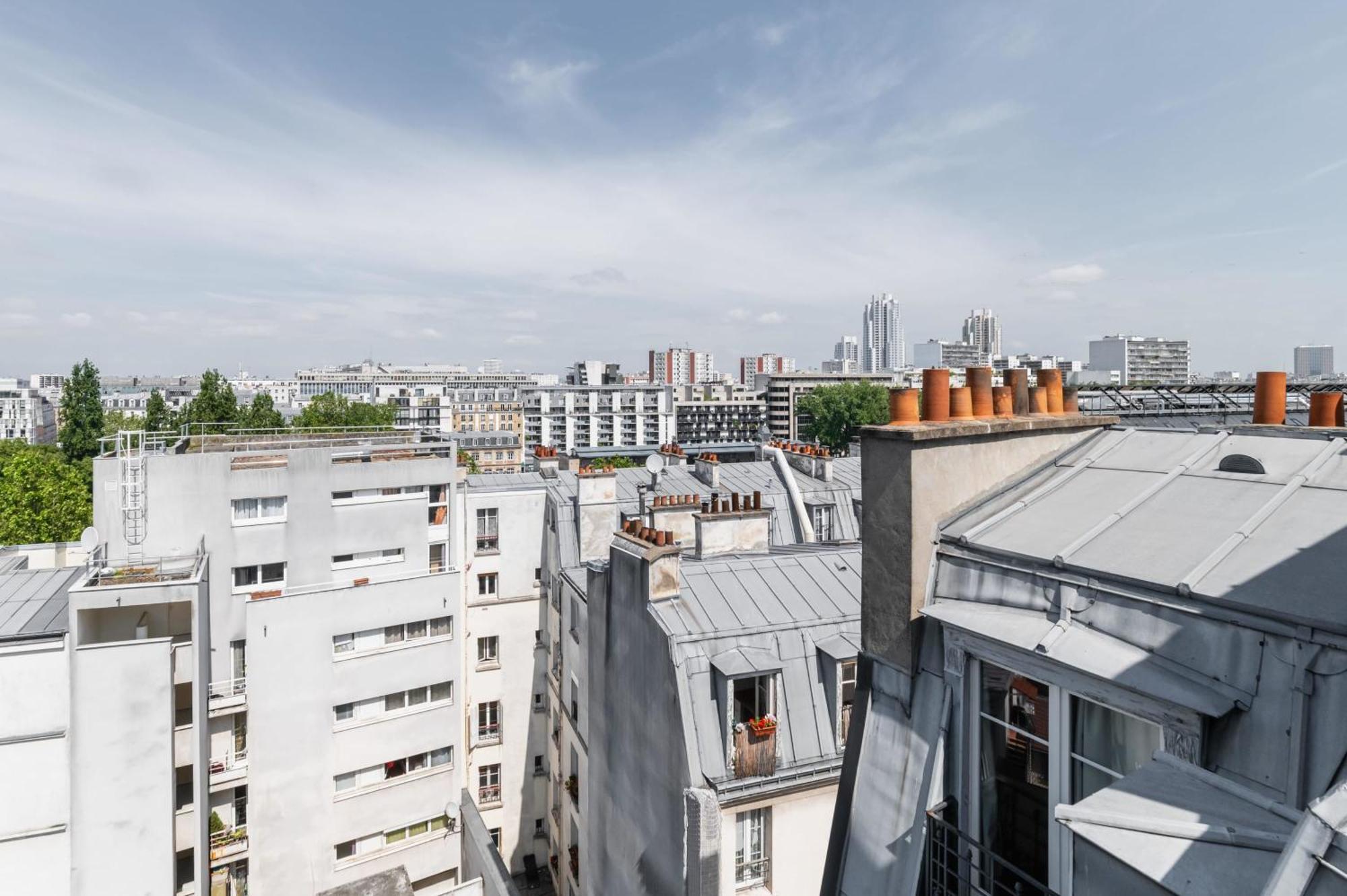 2 Pieces Refait A Neuf Dernier Etage - Paris 19 - 4P - Flat-Guest Appartement Buitenkant foto